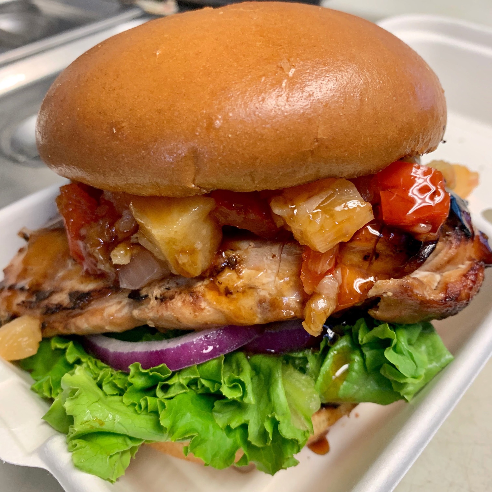 Huli Huli Chicken Sandwich